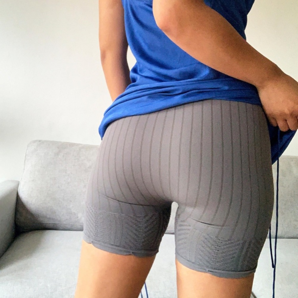Free People Lyla Knit Bike Shorts M/L